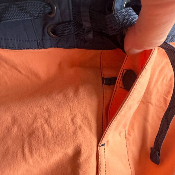 Patagonia Swim Shorts Men's Size 35 Hydropeak Boardshorts Orange - Picture 5 of 8